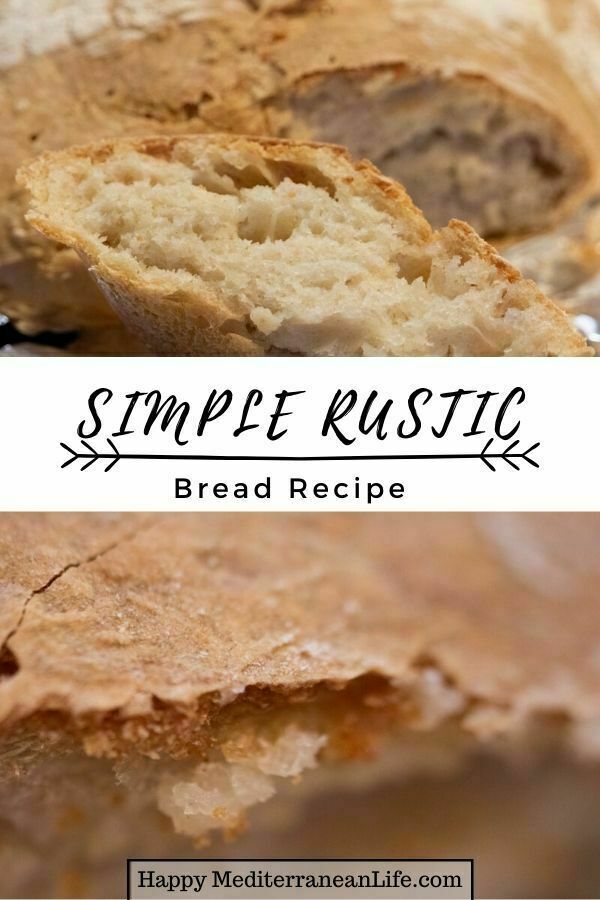 Homemade Rustic Bread Recipe