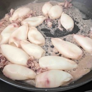 calamari in the pan CR